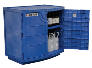 justrite - metal-free polyethylene cabinet