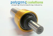 Letter Marking Broach from Polygon Solutions Fits Rotary Broach Tool Holder Polygon Solutions - Letter Marking Broach