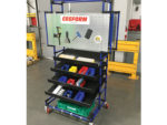 Creform’s App-Specific Tool Cart for Switchgear Manufacturer Tool Cart