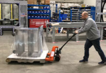 Pallet Jack-Compatible Orbital Wrapper from TAB Industries, LLC Eases Truck Loading and Unloading TAB Industries LLC, Tornado Wrapper, TAB Wrapper, orbital wrapper