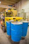 Handle Four Drums at Once for High-Volume Drum Handling Liftomatic, drum handling