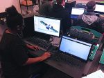 Siemens PLM Lab (student working)