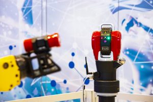 API, Smart Track, Sensor mounted to a robot arm