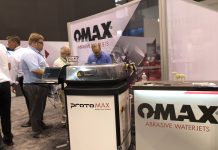 ProtoMAX Abrasive Waterjet from OMAX on Display at PRI OMAX, Intelli-MAX® Proto software