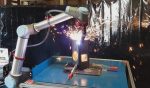 First Orbital Sanding and Plasma Cutting Capabilities Integrated with Cobots in UR’s New e-Series Line at FABTECH 2018