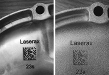 Shot Blast Resistant Laser Marking for the Automotive Industry shotblast-resistant-marking-before-after-laserax