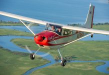 Tennessee Barn Hangar Holds Replica of Spirit of Columbus Schweiss Doors, Spirit of Columbus