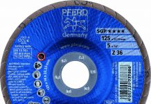 POLIFAN®-STRONG FLAP DISCS FROM PFERD REMOVE MATERIAL FASTER, CUTTING TIME AND COST