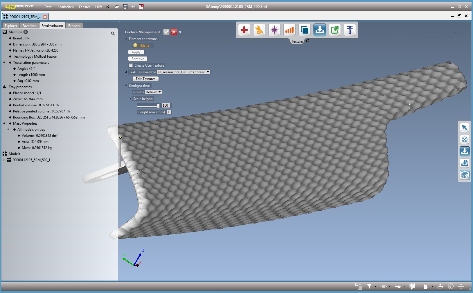 Additive Manufacturing: Software with New Texture Module Revolutionizes Component Design