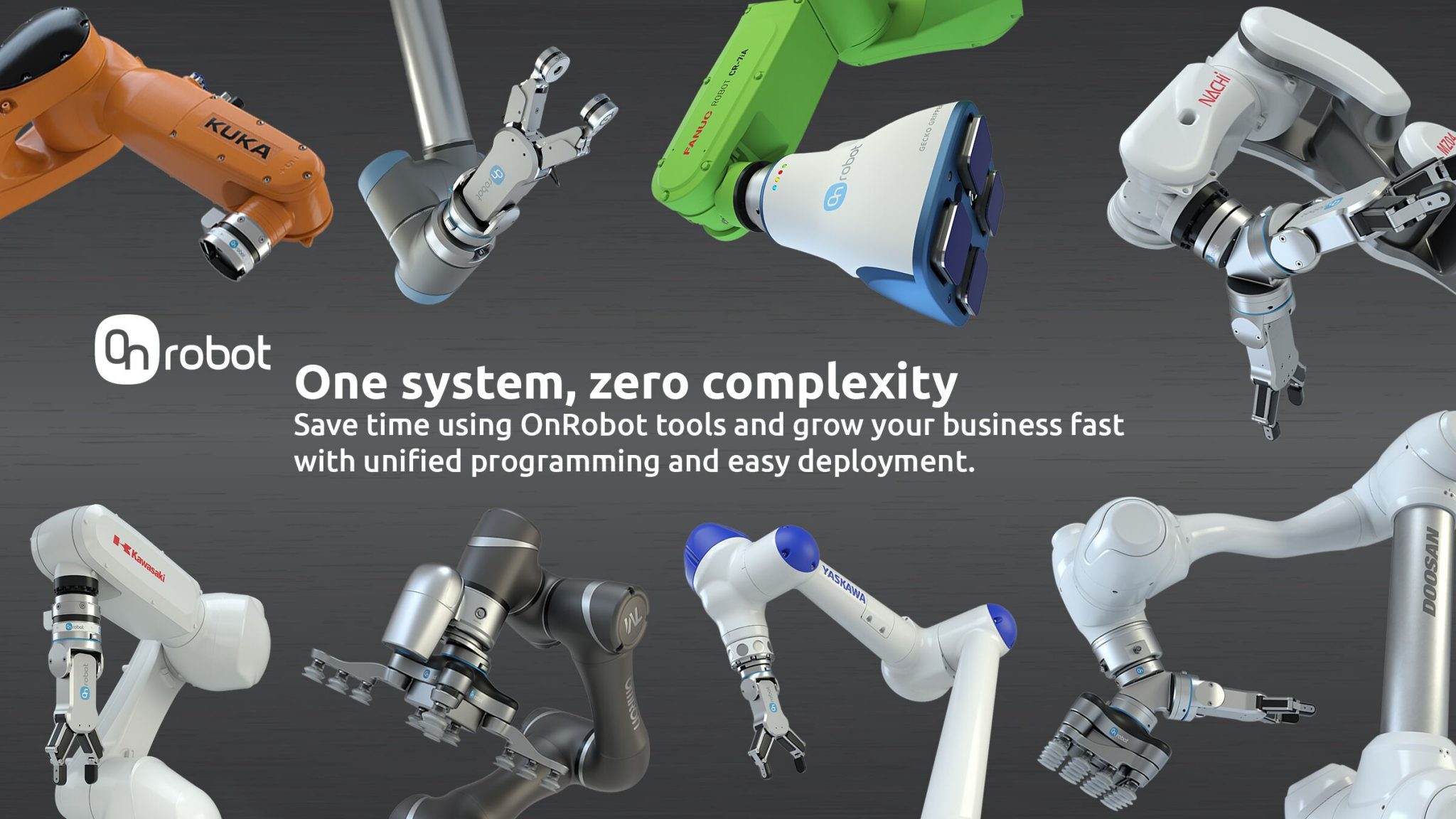 OnRobot Takes Robot Compatibility to the Next Level with the OnRobot One-System Solution