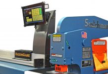 New Scotchman 50-ton ironworkers with automated measuring system