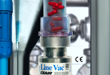 Larger 303 SS Threaded Line Vac from Exair EXAIR Type 303 Stainless Steel