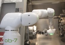 Productive Robotics Showcased American-made OB7 Cobot Line at MODEX 2020 Productive Robotics OB7 Cobot