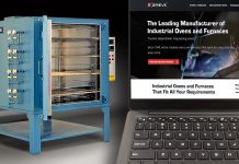 Leading Manufacturer of Ovens & Furnaces Launches New Website
