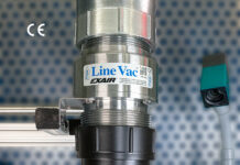 Larger 303SS Air Conveyor Converts Standard Pipe to Convey in Corrosive Environments Type 303 Stainless Steel 3 NPT Threaded Line Vac