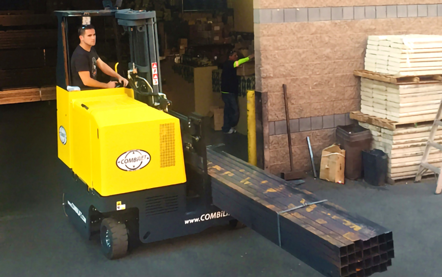 COMBI-MR — The Agile Multidirectional Forklift that can operate in the tightest spaces