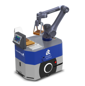 Rollomatic Introduces SmartMoma® AGV with Mobile Robot and Nextage® Humanoid Robot at IMTS 2022