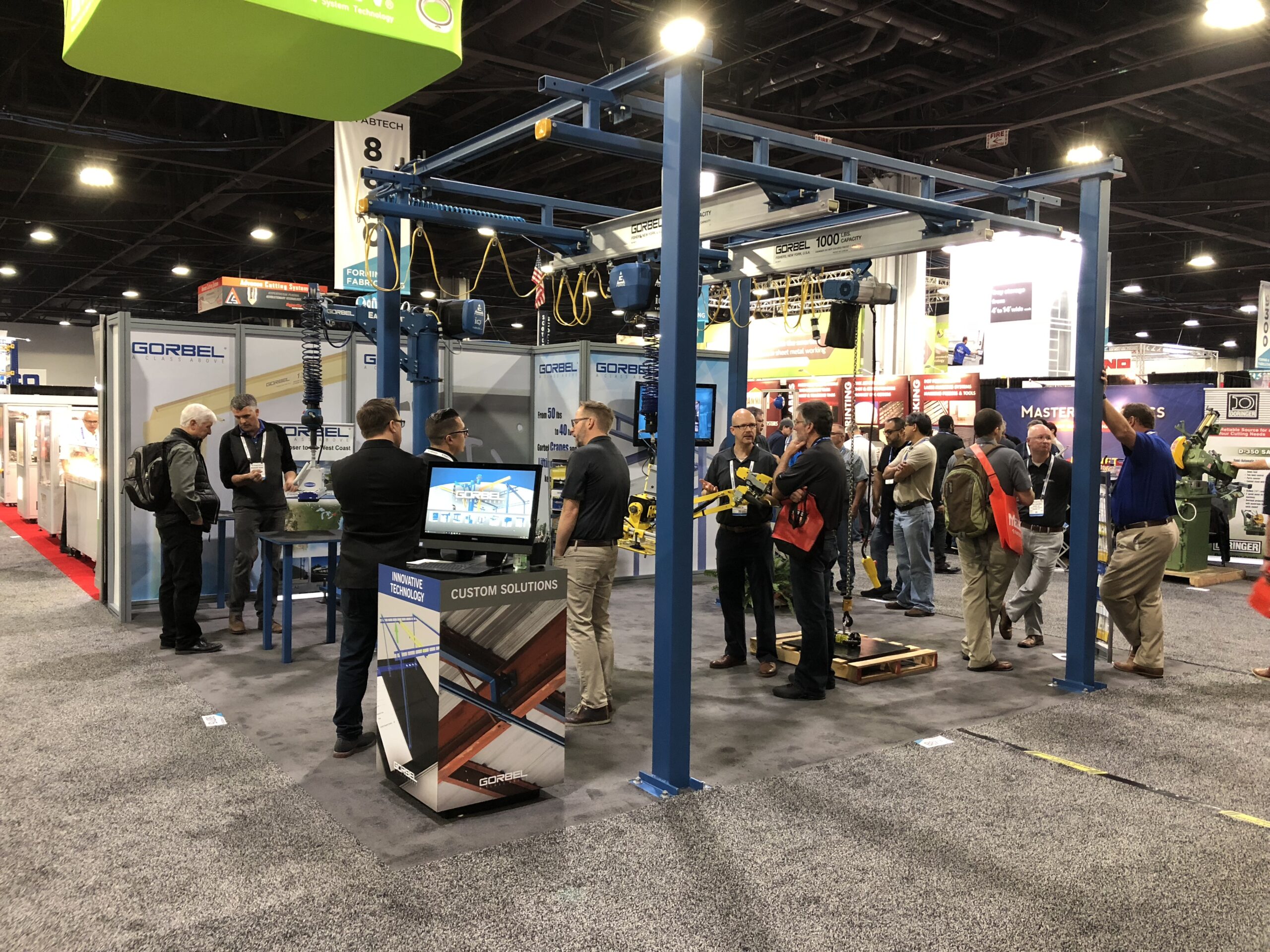 Gorbel Showcased a Overhead Lifting Solutions at IMTS