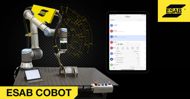 No Programming - New Esab Cobot Simplifies Automated Welding With App ...