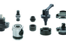 Fixtureworks Clamp “Locators” for Quick Change Applications Provide Fastening Without a Tool.