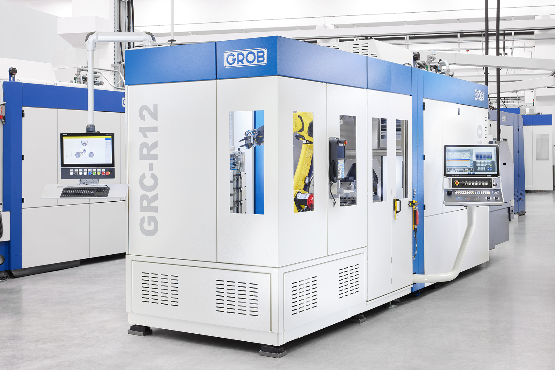 GROB Systems - Our pallet changer system improves the productivity