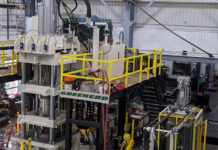 Greenerd Designs, Engineers New Two-Press Production Cell for Lights-Out Operations