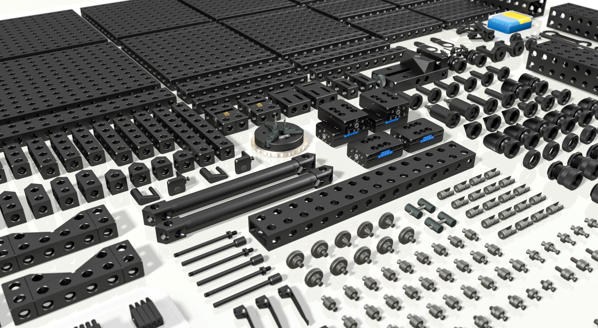 Lifetime warranty for Modular fixturing system elements IndMacDig