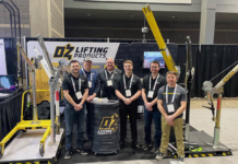 OZ Lifting Shows New Tele-Pro Davit Crane at ProMat OZ Lifting