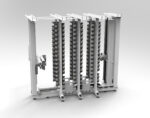 2.) Compared to a conventional chain system, the new tool changer does not move all the tools, but only the required ones