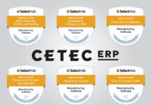 Cetec ERP Receives Manufacturing Software Awards Cetec