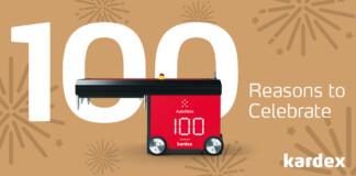 Kardex reaches milestone of 100 AutoStore sites in less than five years Kardex