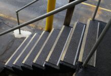 StairMaster® Safety Treads Quickly and Economically Upgrade Safety of Grated Stairwells and Landings Wooster