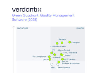 Siemens named a leader in Green Quadrant: Quality Management Software 2025 report Siemens