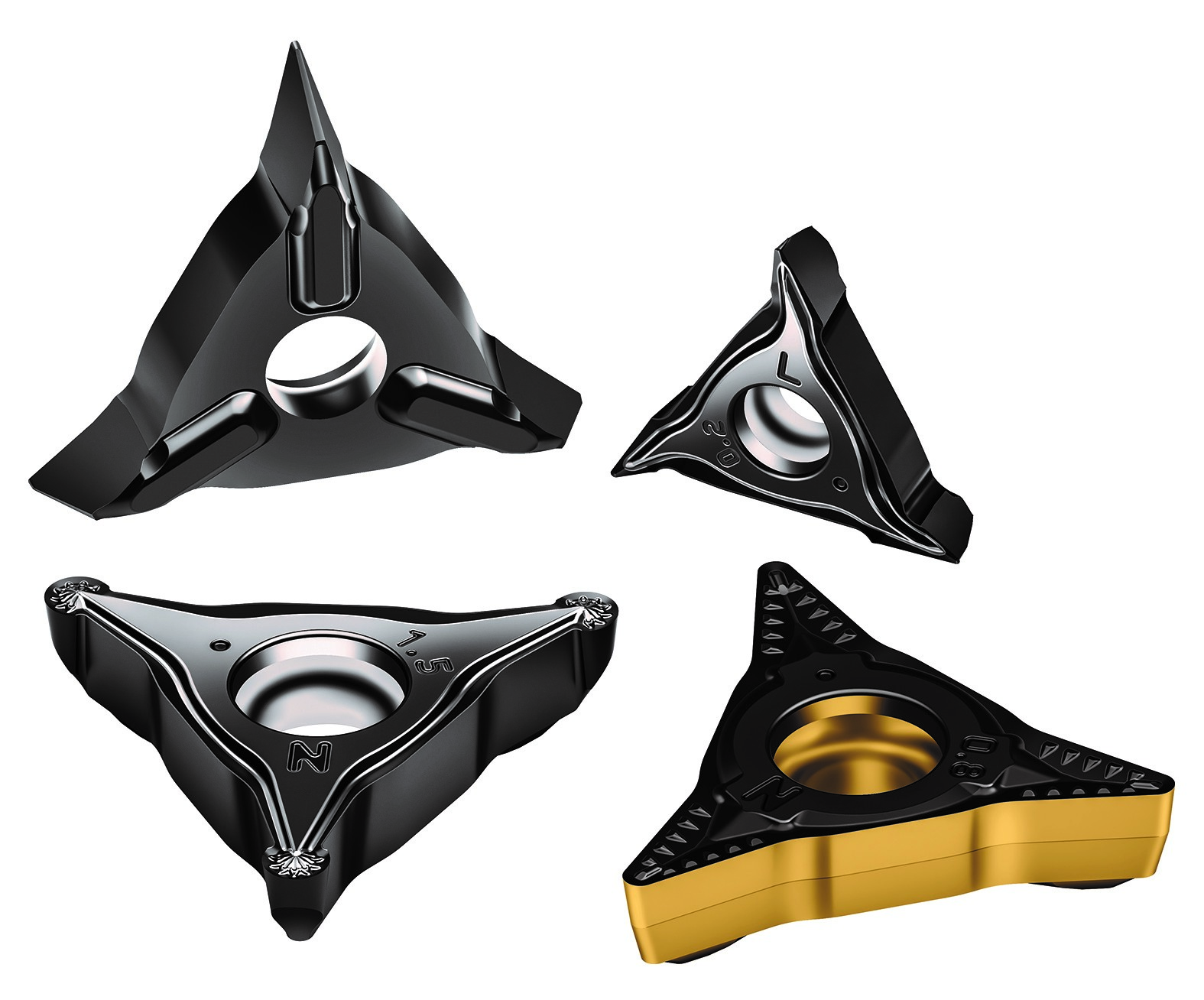 Walter presents four new Walter Lock (WL) geometries for the W1011 and W1211 copy turning systems.